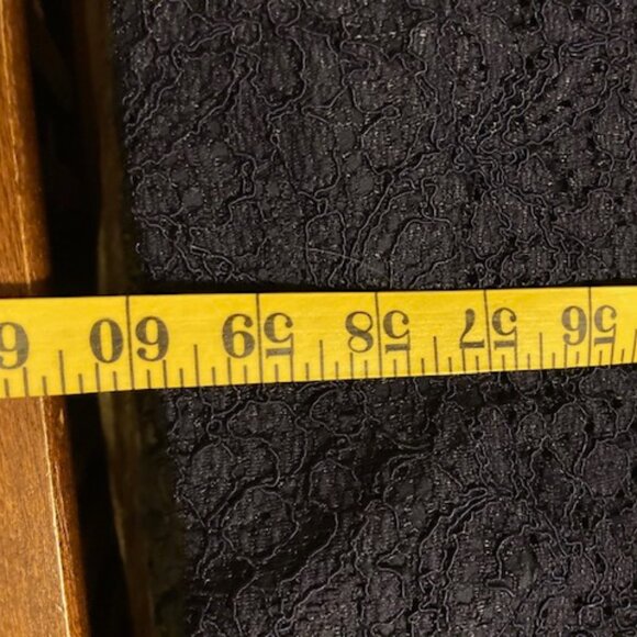 Adrianna Papell Navy Lace Trumpet Gown - Picture 7 of 9